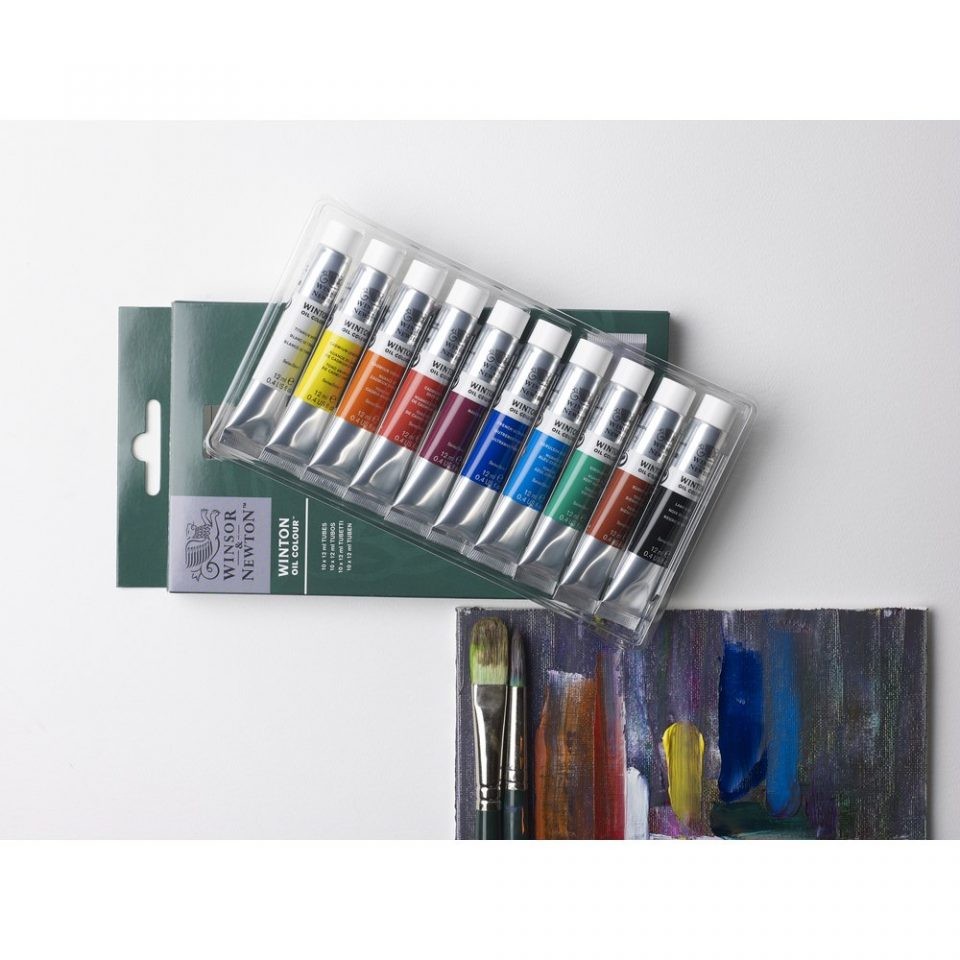 Winsor & Newton - Winton Oliemaling Sæt (10x21ml)