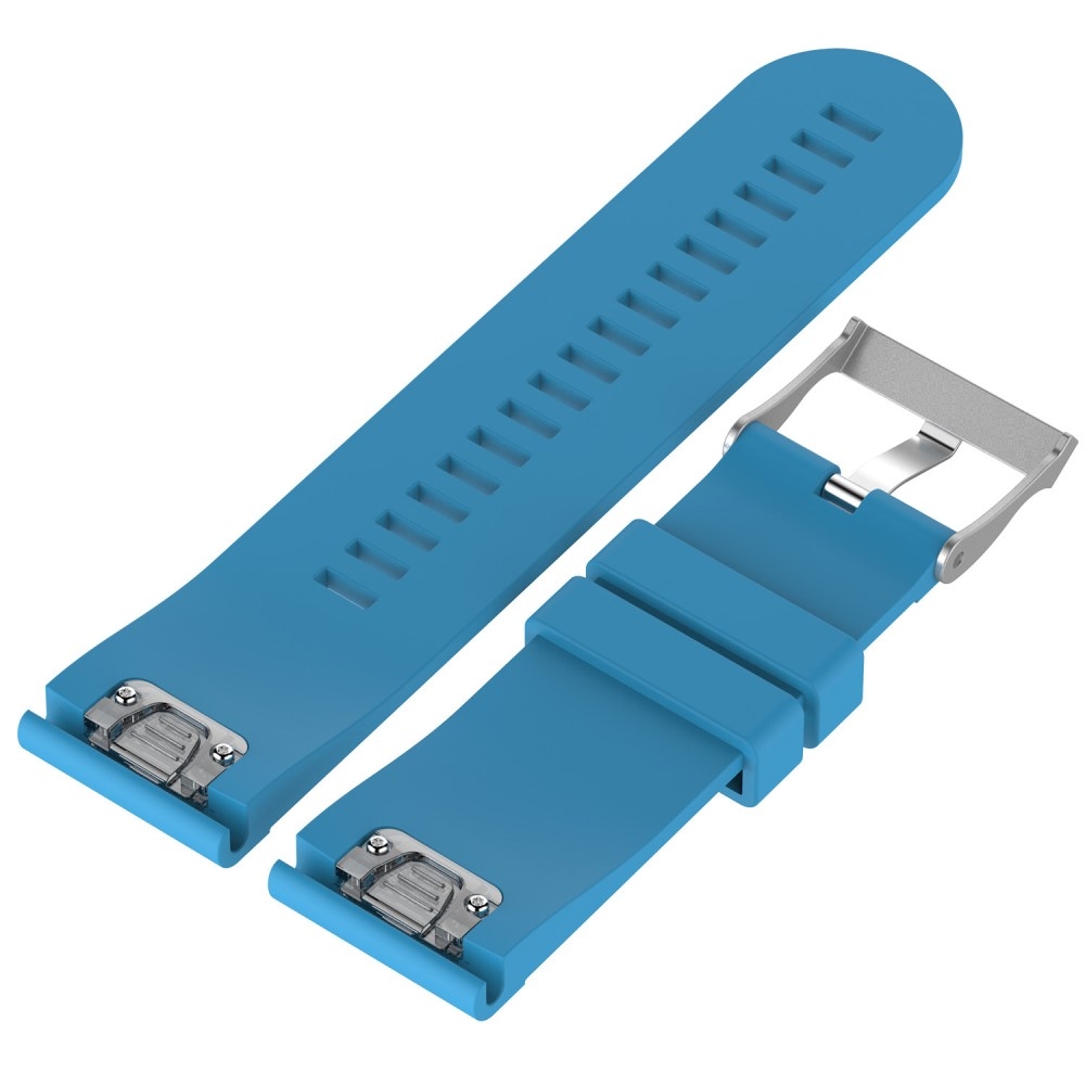 Garmin Fenix 6X / 6X Pro / 5X / 5X Plus / 3 / 3 HR / 3 Sapphire QuickFit Ersatz Silikon Sport Armband - Blau