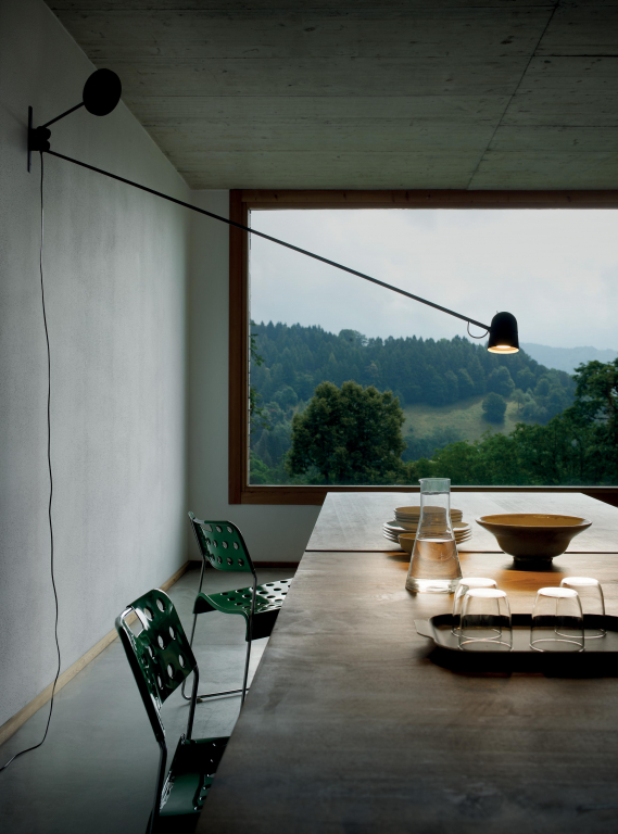 Luceplan Counterbalance wandlamp LED 199x76,2 zwart