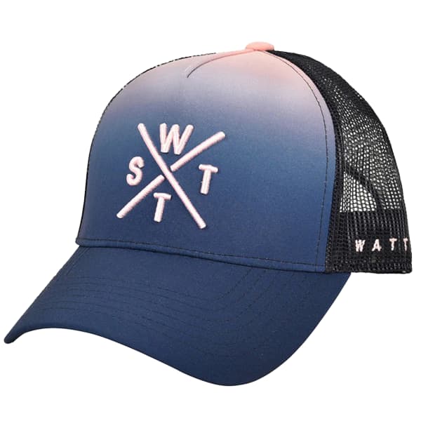 Casquette WATTS TRUCKER CAP TOKYO DEEP DYE OLD PINK