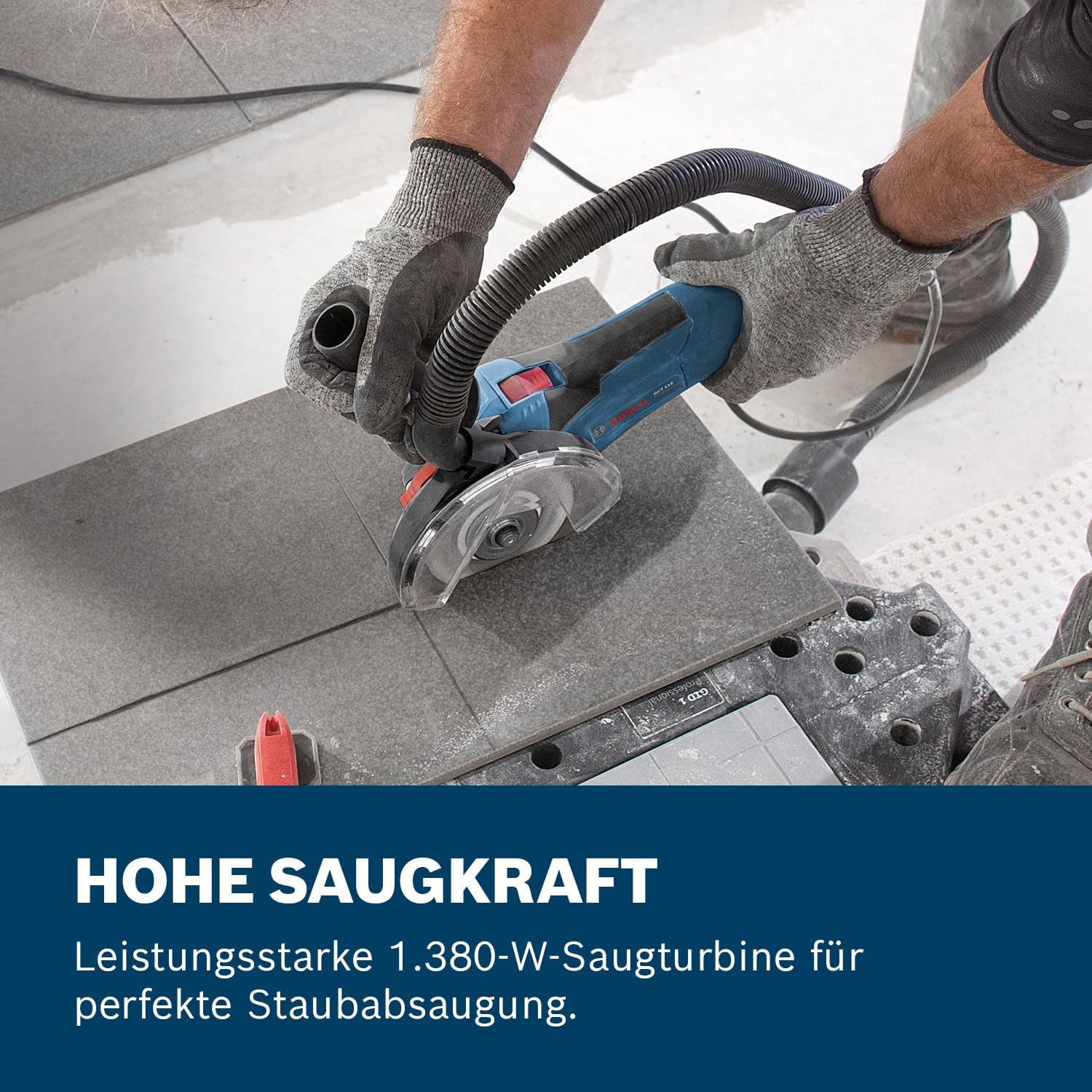 Bosch Professional Nass-/Trockensauger GAS 35 L SFC+ (Leistung 1200 Watt, 35 L Behälter, 3 m Schlauch)