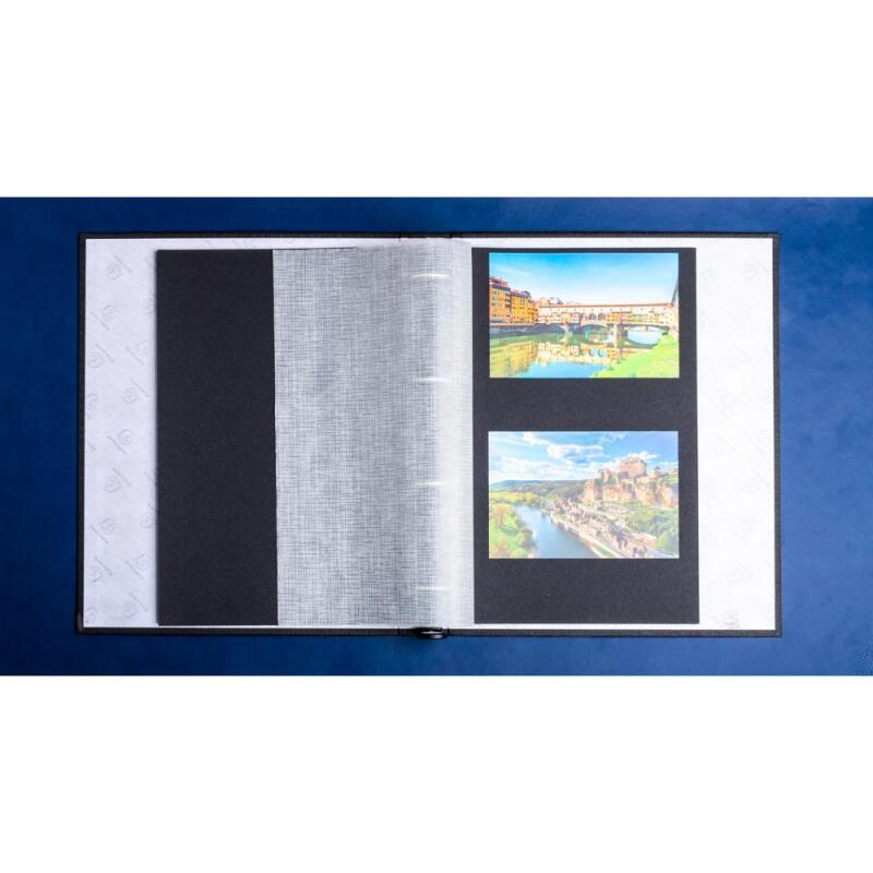 Recharge de 20 pages pour album photos classeur - Noir