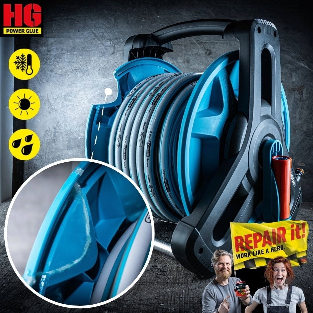 HG Power Glue  Schweissnaht aus der Flasche Regular, 20 g / 40 g    Hochleistungs-2-Komponenten-Klebstoff für extreme Reparaturen