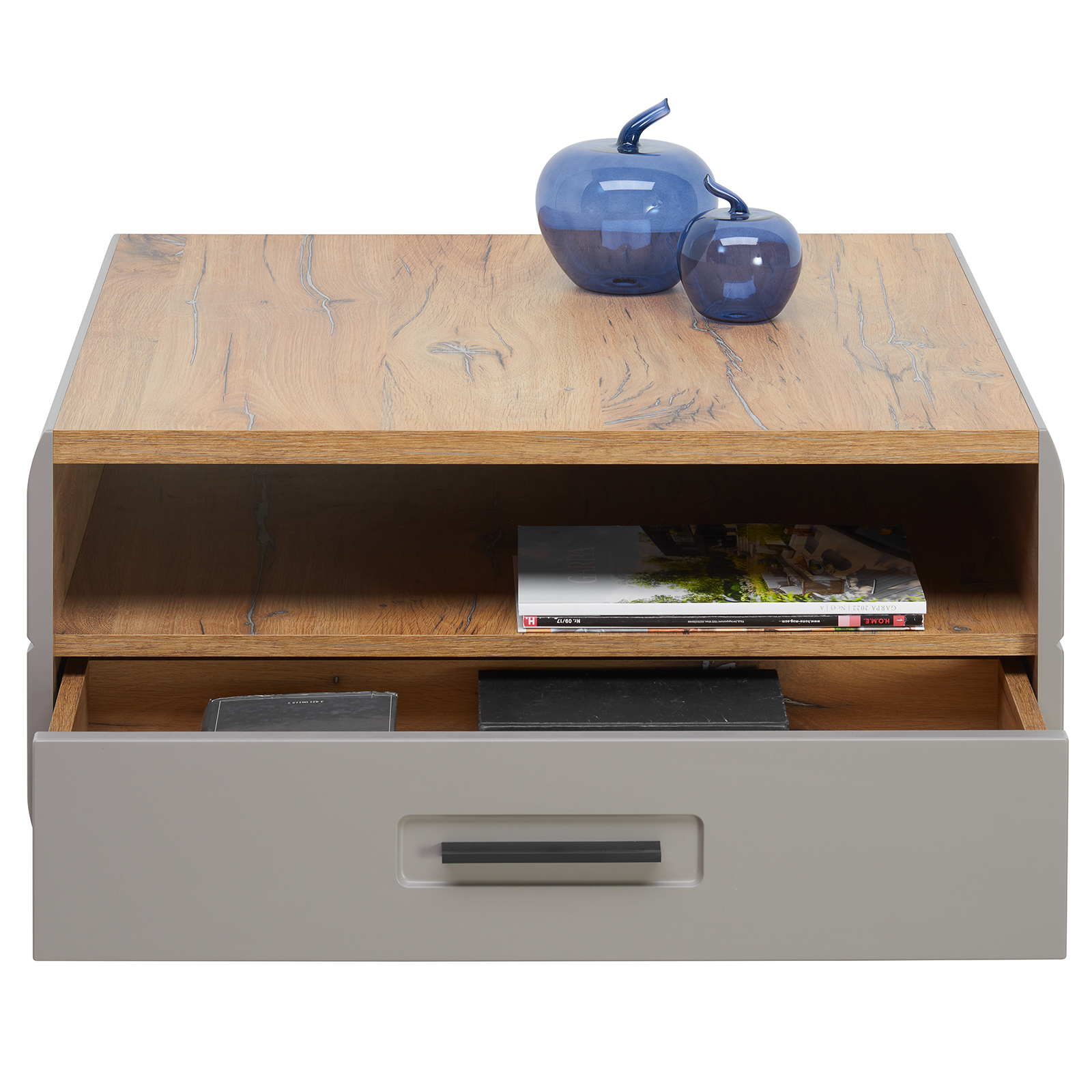 Luca Bessoni Couchtisch AURIS - Basalt-Flagstaff Eiche