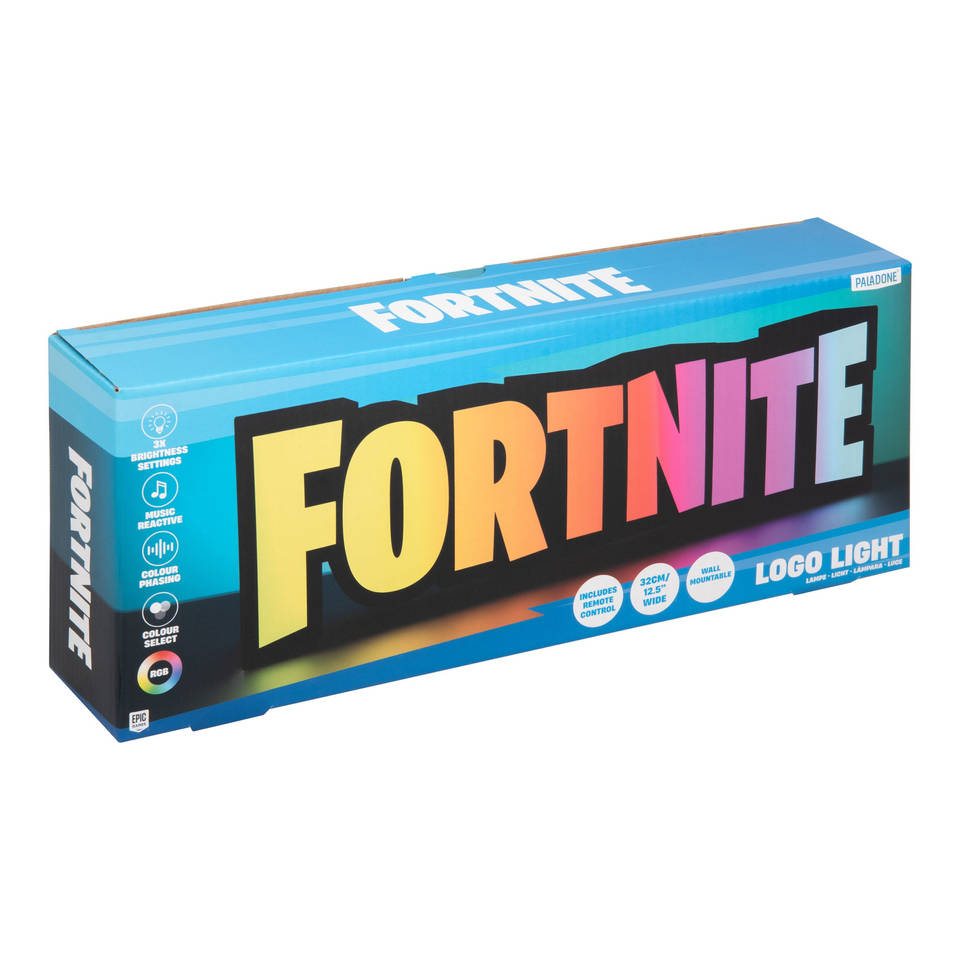 Fortnite logo lamp