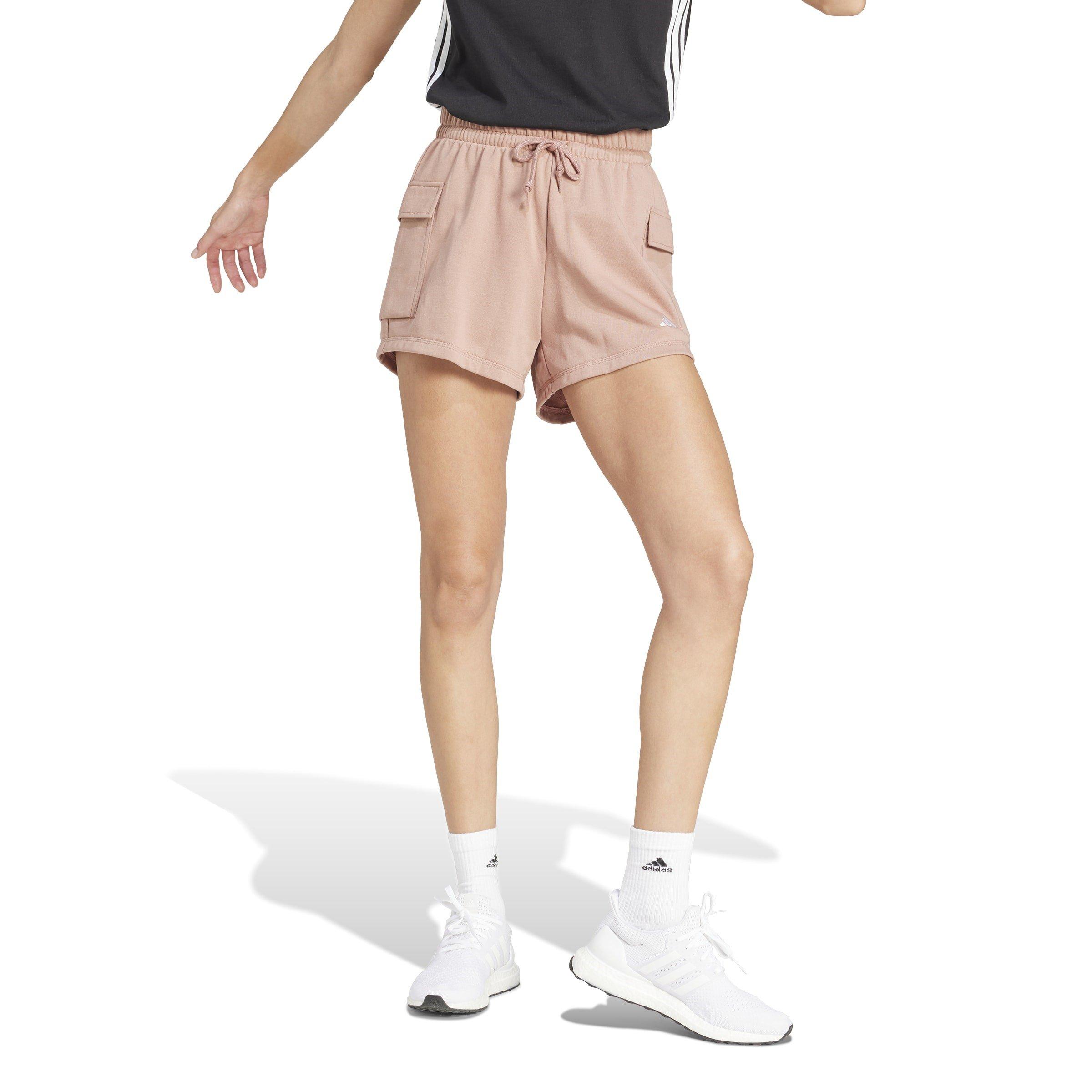 adidas Essentials Small Logo French Terry Cargo Shorts Womens