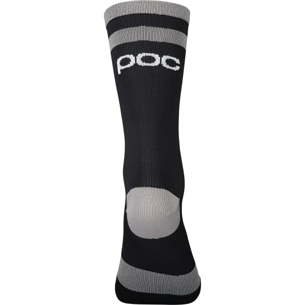 Chaussette VTT POC LURE MTB SOCK LONG URANIUM BLACK/GRANITE GREY