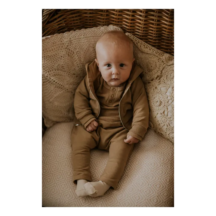 The Simple Folk T-shirt Coton Bio Gaufré | Camel