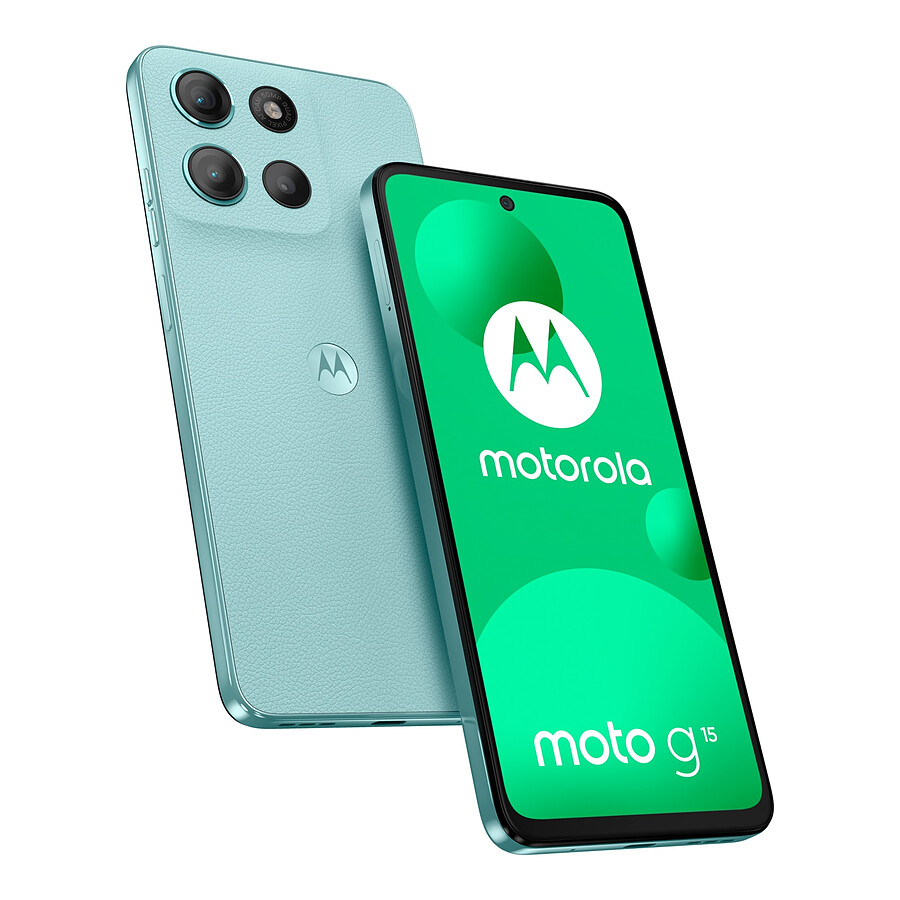 Motorola Moto G15 - Bleu Glacier