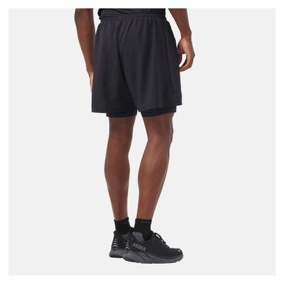 Short de Running 2 en 1 Odlo Essential 5'' Noir