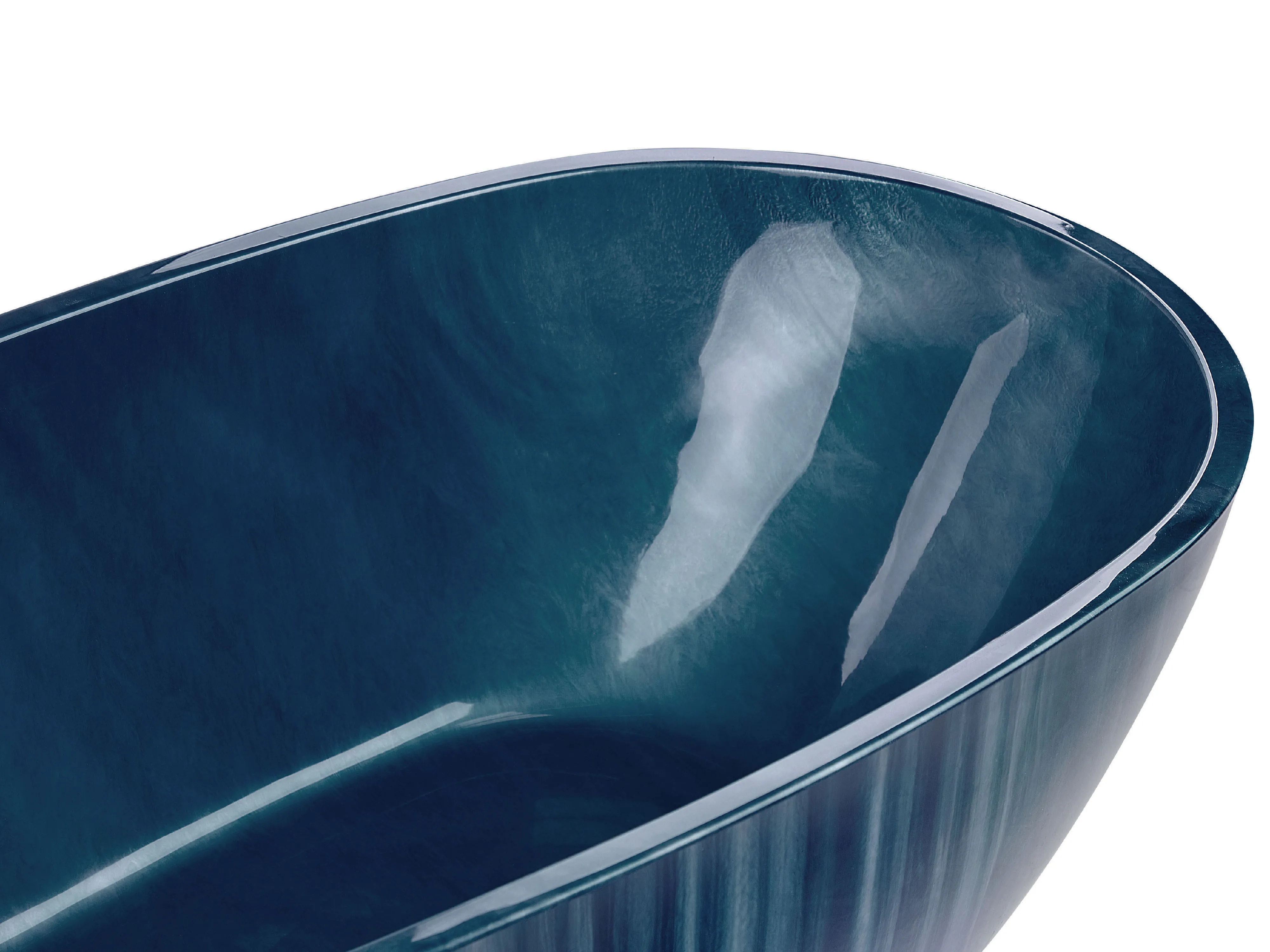 Vrijstaand bad RIOJA 170 x 80 cm Marineblauw