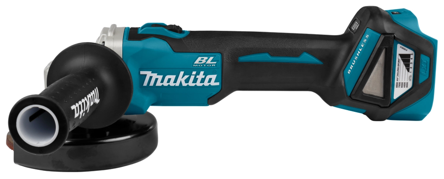 Makita DGA511ZJ 18V Li-Ion accu haakse slijper body in Mbox - 125mm - koolborstelloos