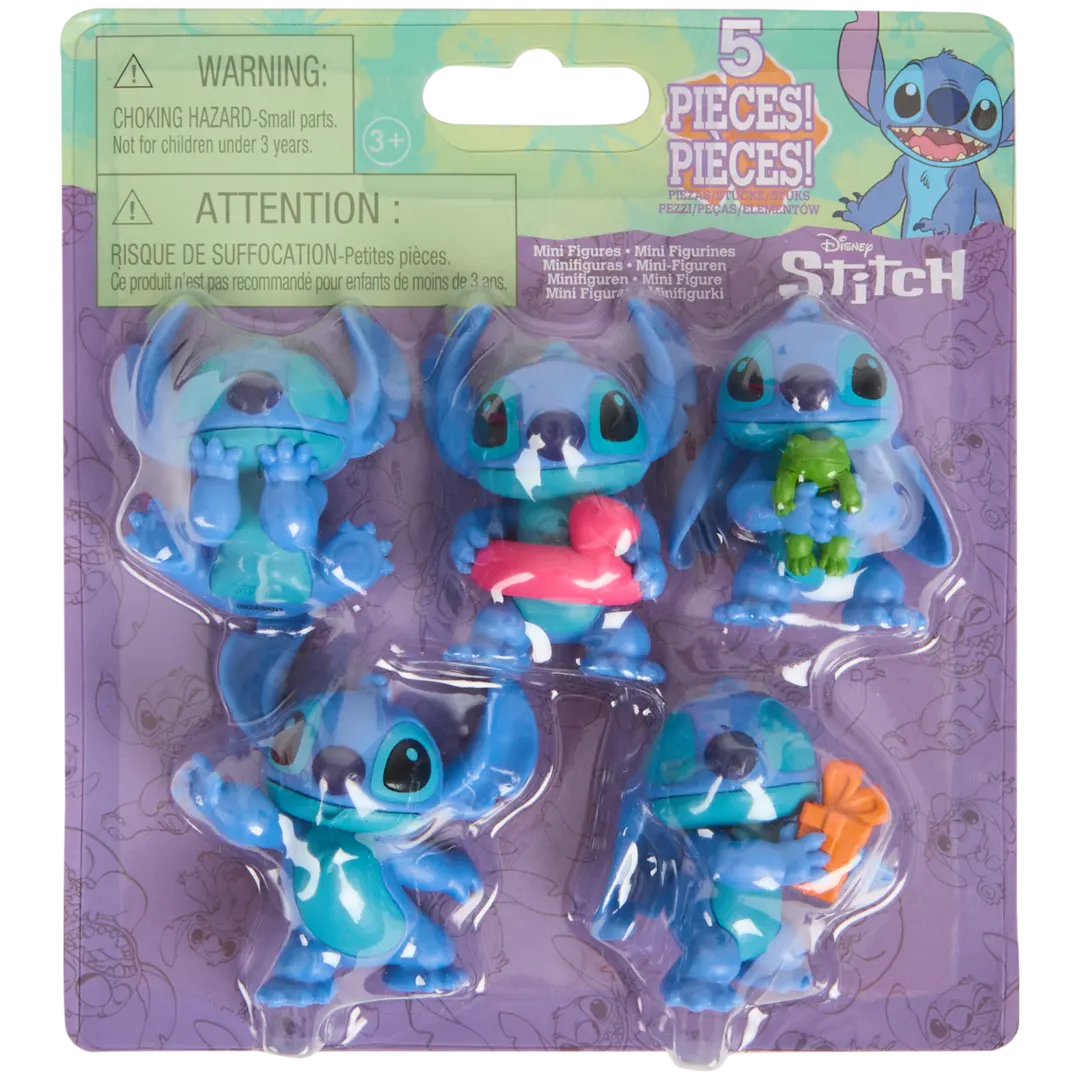 Disney Stitch mini-figuren 5 stuks