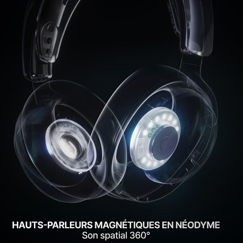 Casque PC Steelseries Micro Gaming sans fil Wifi Arctis Nova 7 Gen 2 Noir