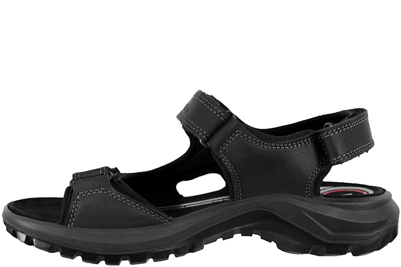 IMAC SANDAL I SORT OLIERET SKIND