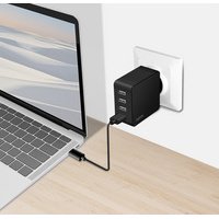 Chargeur secteur USB, 4x USB-A, 24 watts
