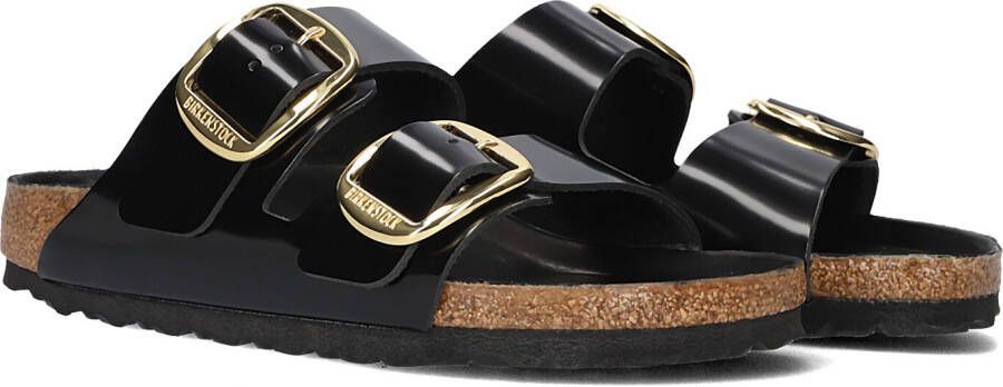 BIRKENSTOCK Slippers Dames Arizona Big Buckle Maat: 41 Materiaal: Nubuck Kleur: Zwart