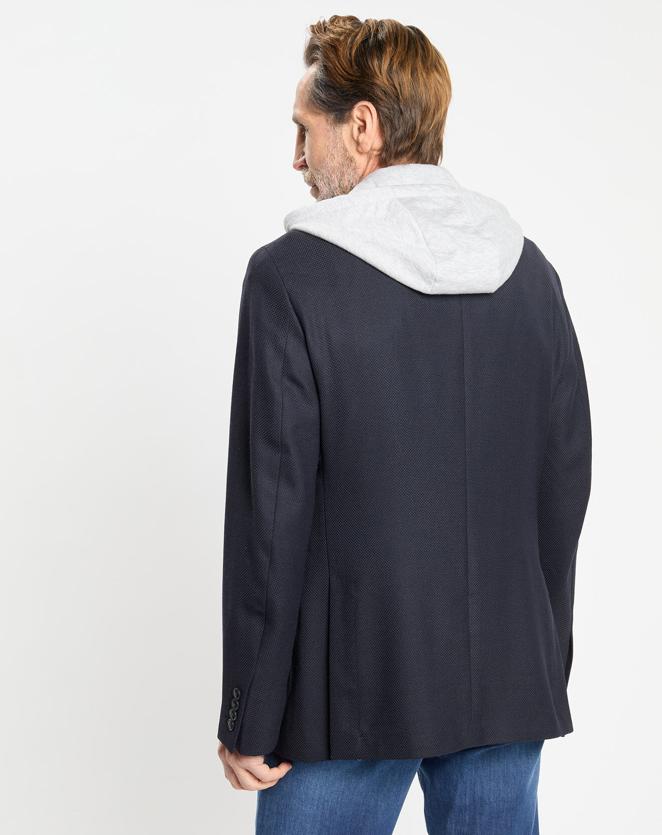 Hackett London Veste avec parement amovible bleu marine