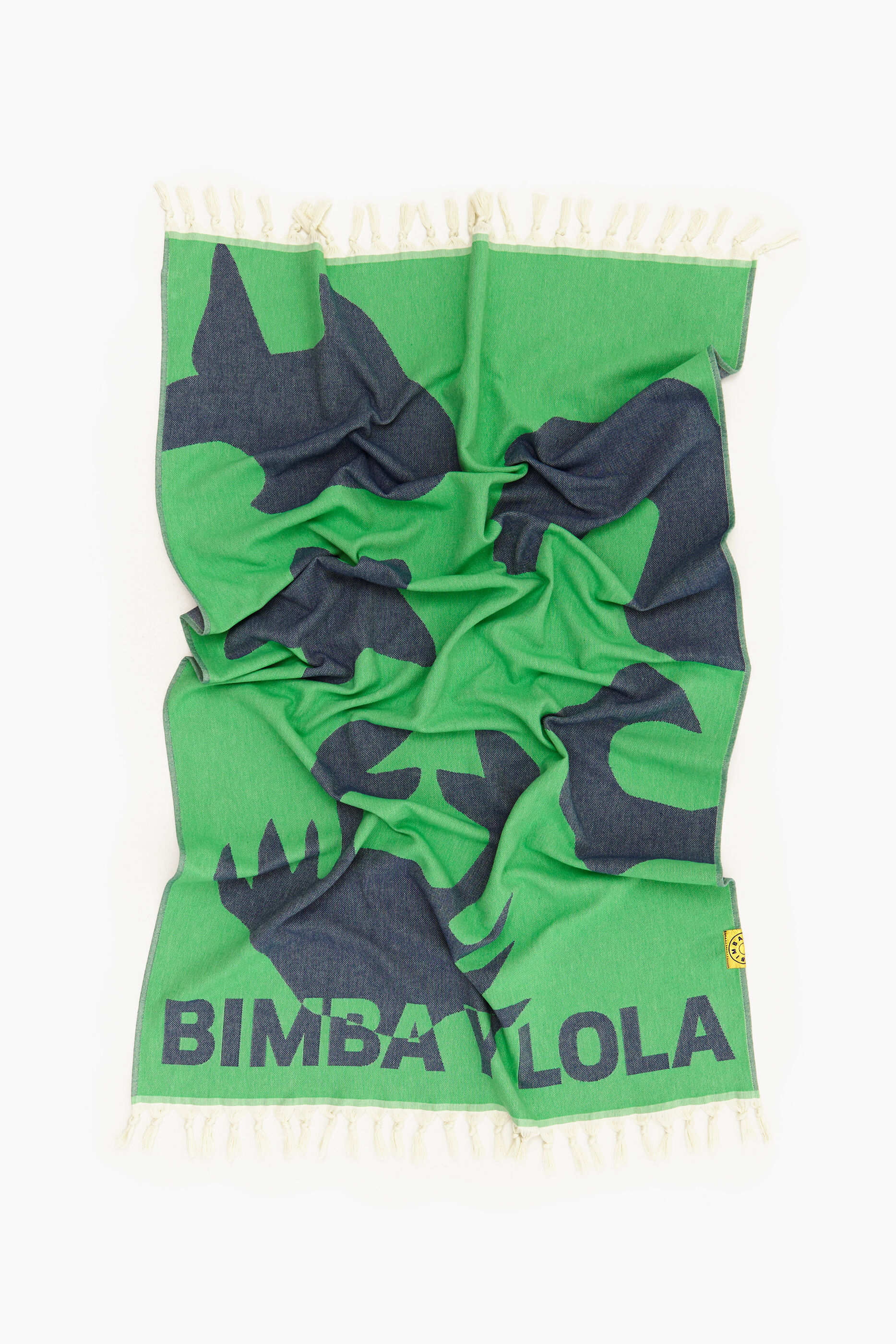 Toalha jacquard verde