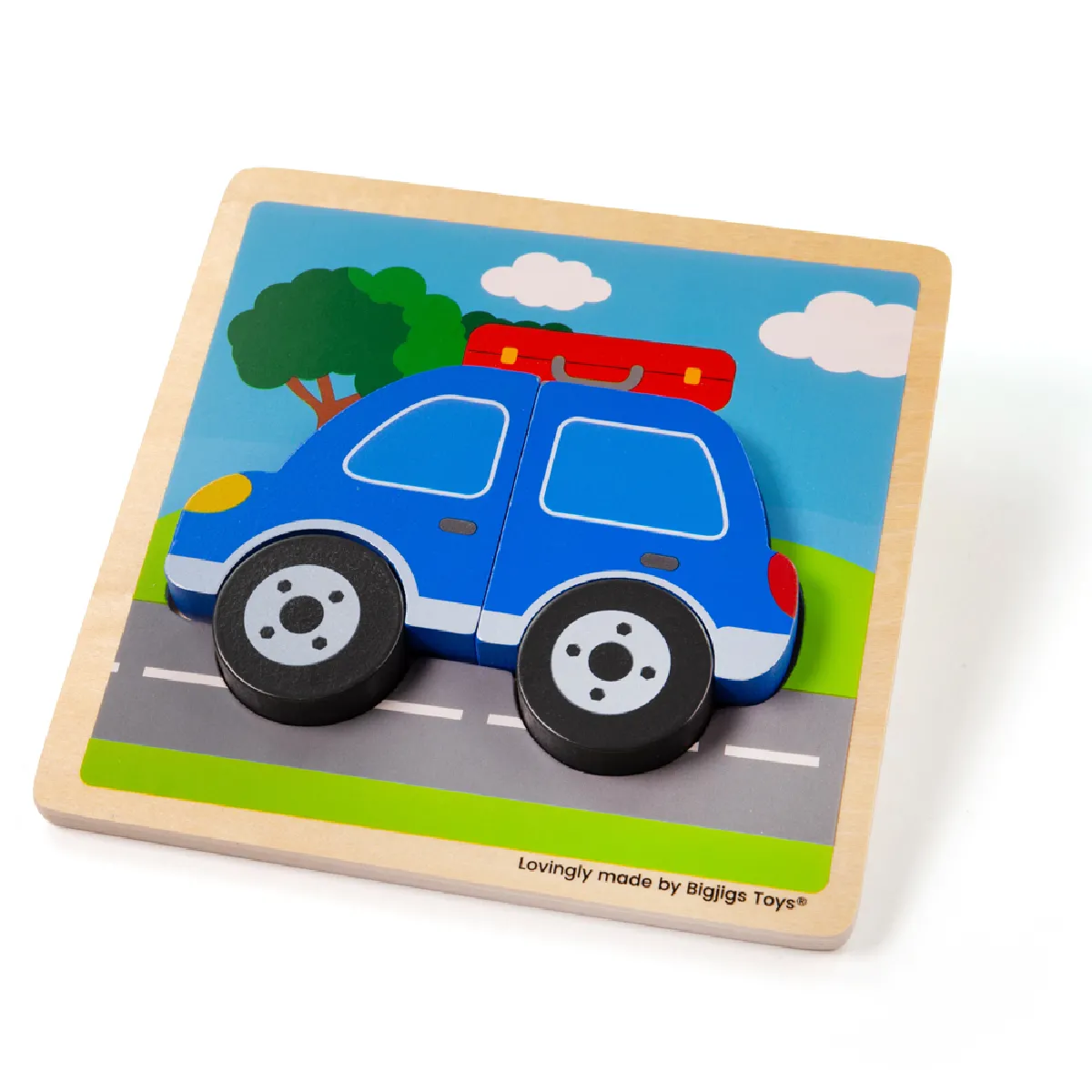Bigjigs Toys Puzzle à soulever - Voiture