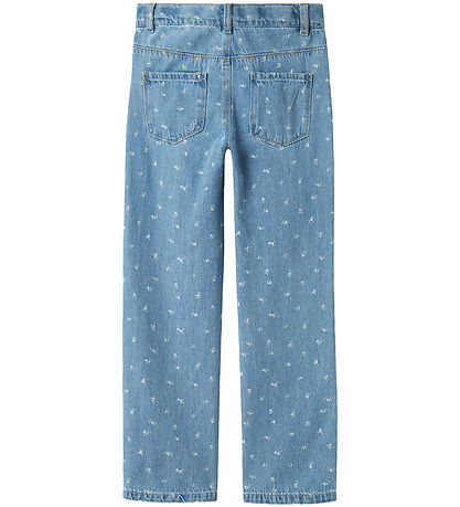 Name It Jeans - NkfRose - Light Blue Denim/Blumen