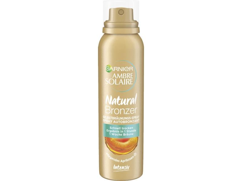 Garnier Ambre Solaire Selbstbräuner Natural Bronzer Selbstb Selbstbräunungs-Spray für eine natürlich aussehende und gleichmässige Bräune am ganzen Körper