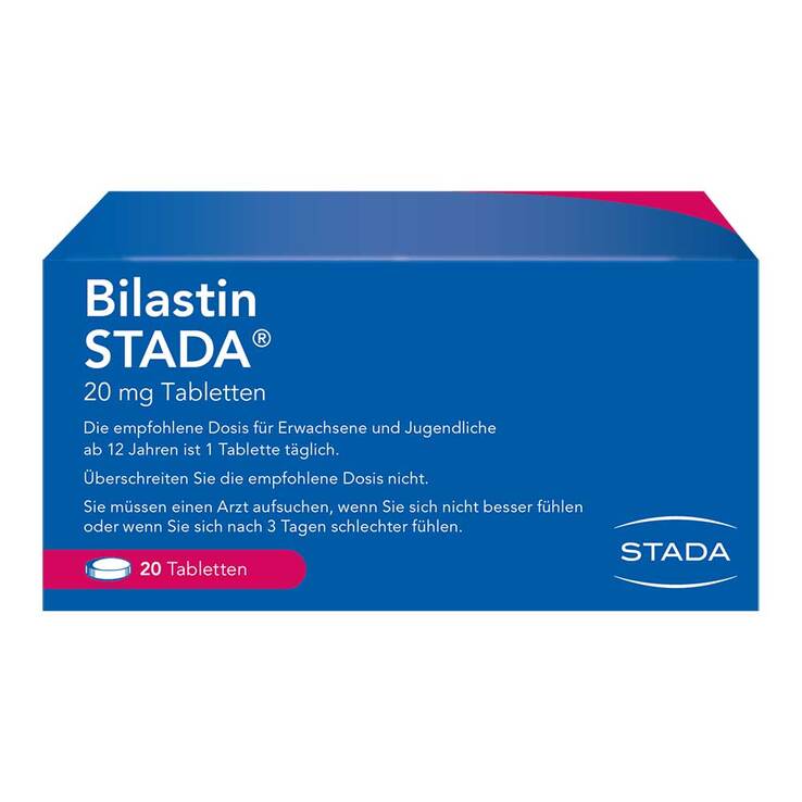 Bilastin STADA 20 mg Tabletten, 20 St