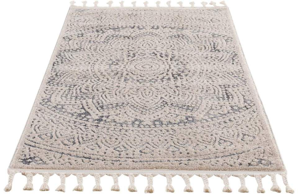 Carpet City Teppich »Art 1652« rechteckig 7 mm Höhe Kurzflor, Ornamenten-Muster, Boho & Mandala Stil, auch als Läufer