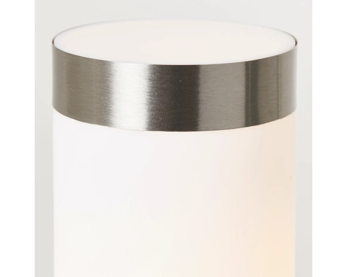 Buitensokkellamp met fitting, 1-lichts, H 46 cm, Chorus roestvrij staal/satijn finish
