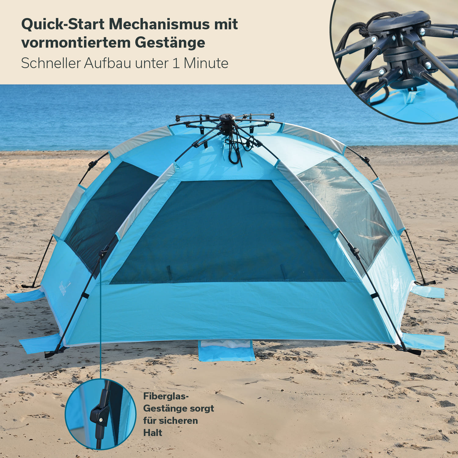 Skandika Skal pop-up strandtent