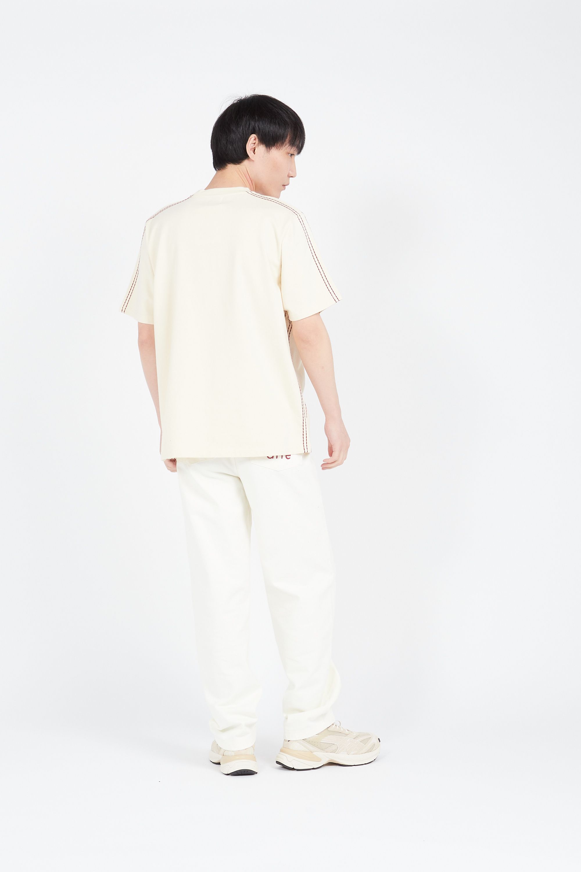 ARTE ANTWERP T-shirt Trevor Detail Sleeve  Beige