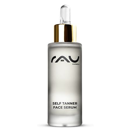RAU Cosmetics Self Tanner Face Serum - natürlicher Selbstbräuner mit Pipette