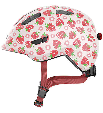 Abus Fahrradhelm - Smiley 3.0 LED - Rose Strawberry