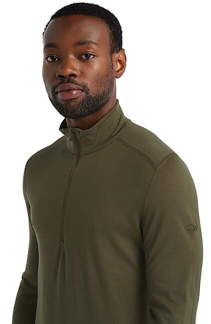 ICEBREAKER - T-SHIRT ML DEMI ZIP 200 OASIS HALF ZIP M