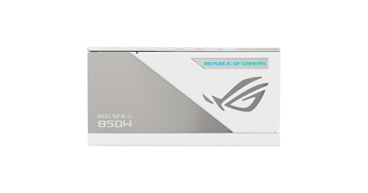 ASUSROG Loki SFX-L Platinum modulaire 850 watt voeding   (Wit, 1x 12V-2x6, 3x PCIe)