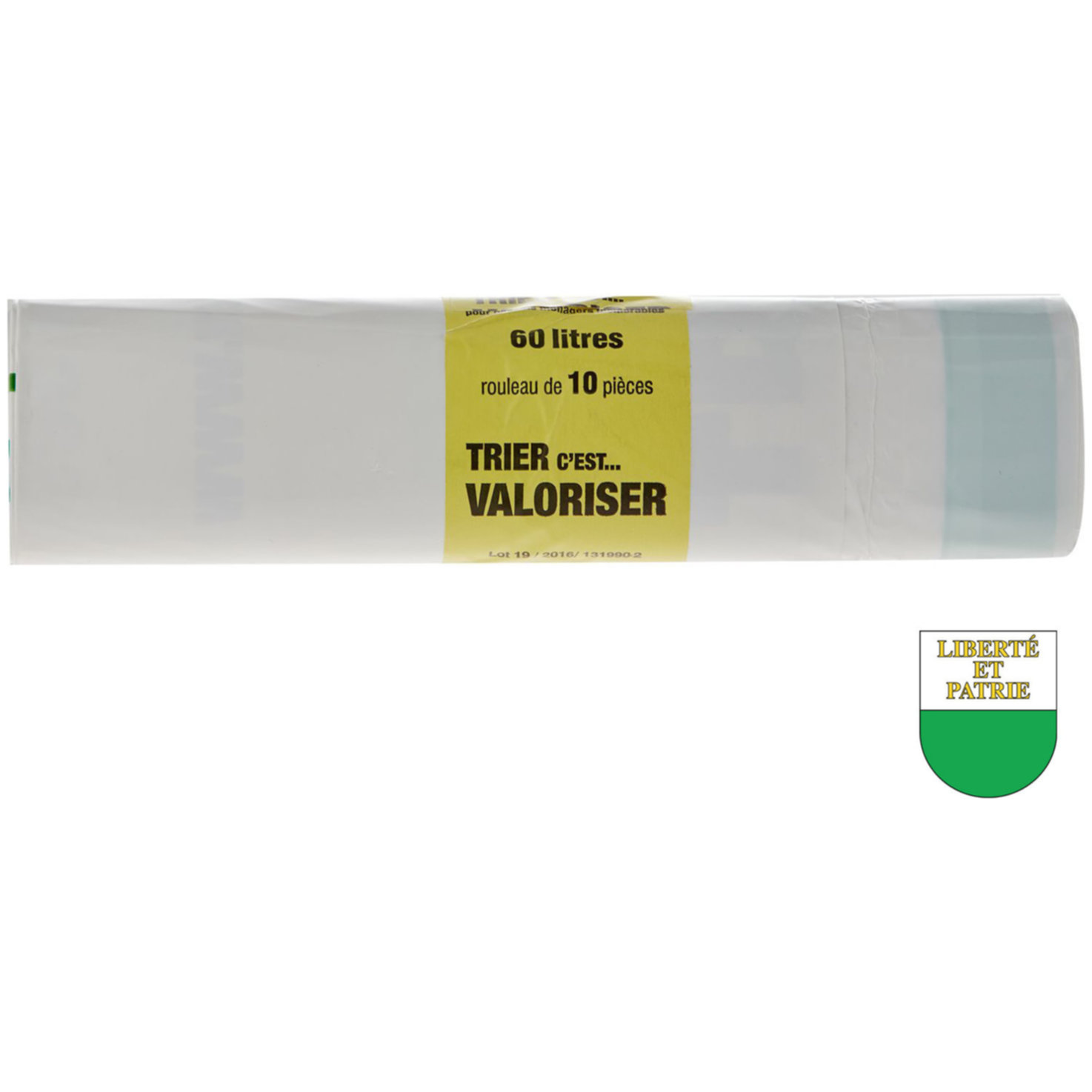 Gebührenkehrichtsack Vaud 60L 10 Stück