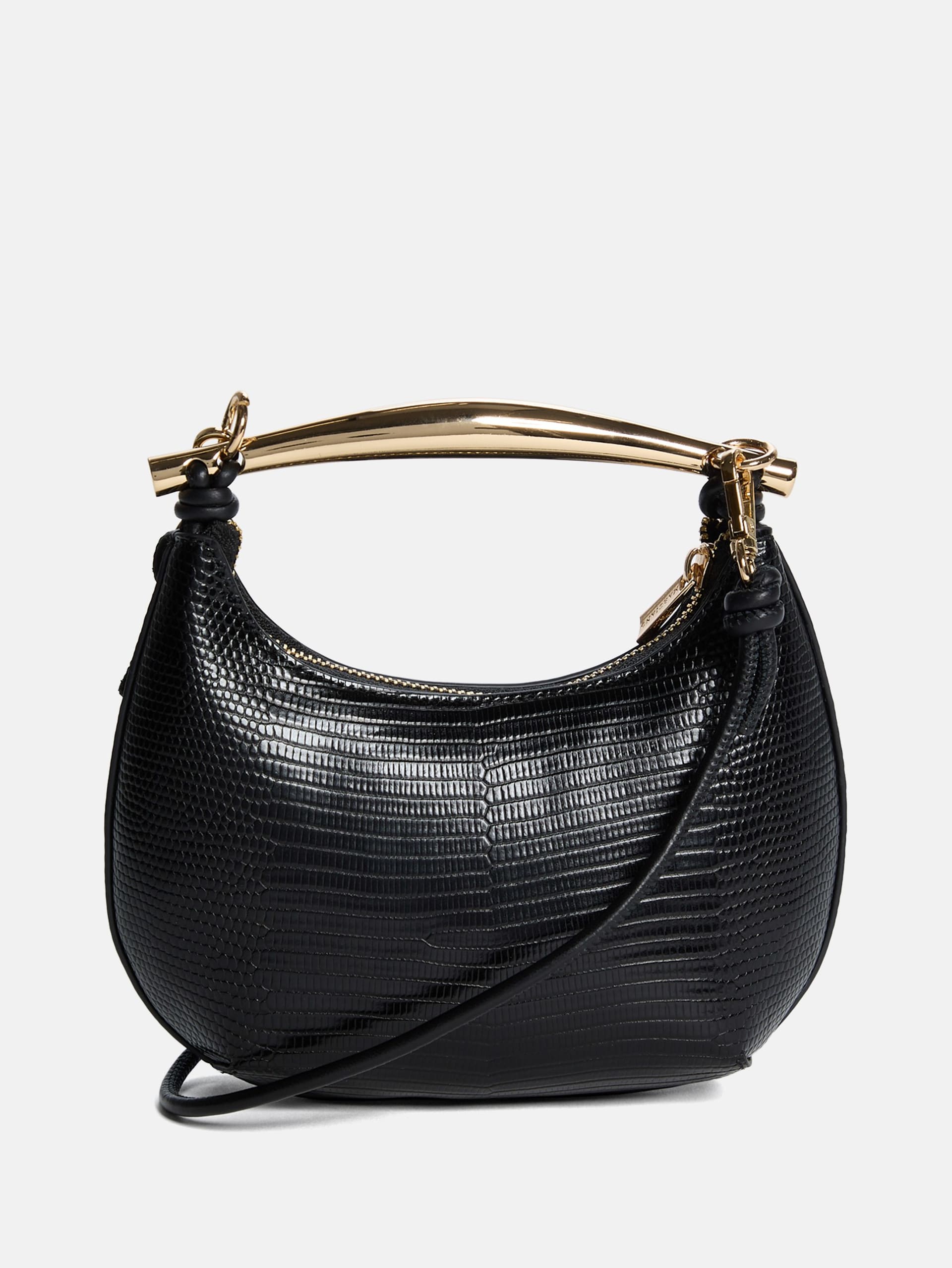 Bolsa Mini Hobo Victoria em Couro