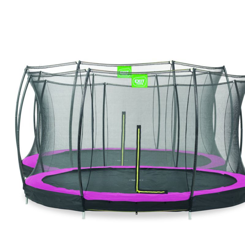 Exit Silhouette - Inground trampoline - Roze - 366 cm