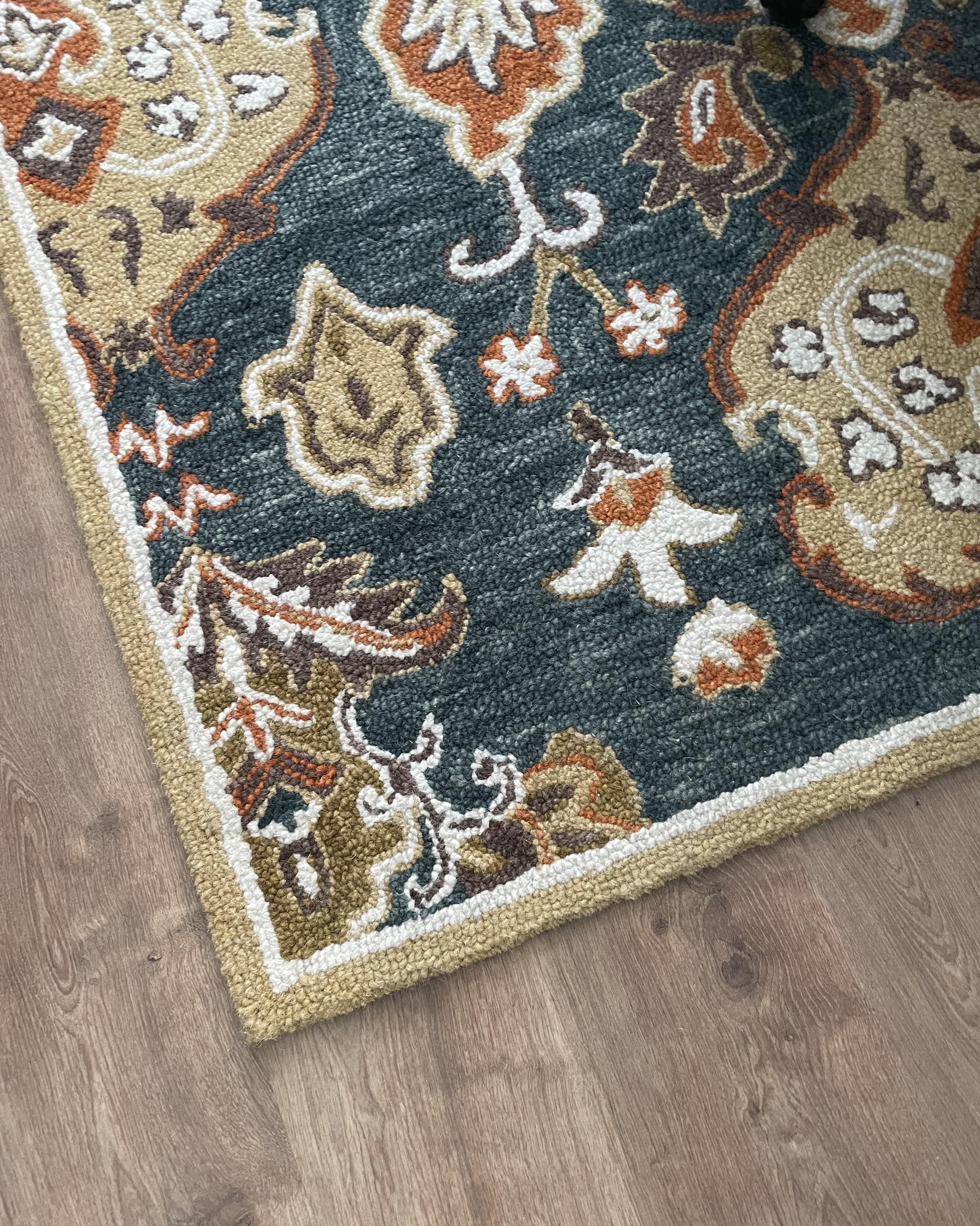 Vloerkleed UMURLU Meerkleurig 140 x 200 cm Wol