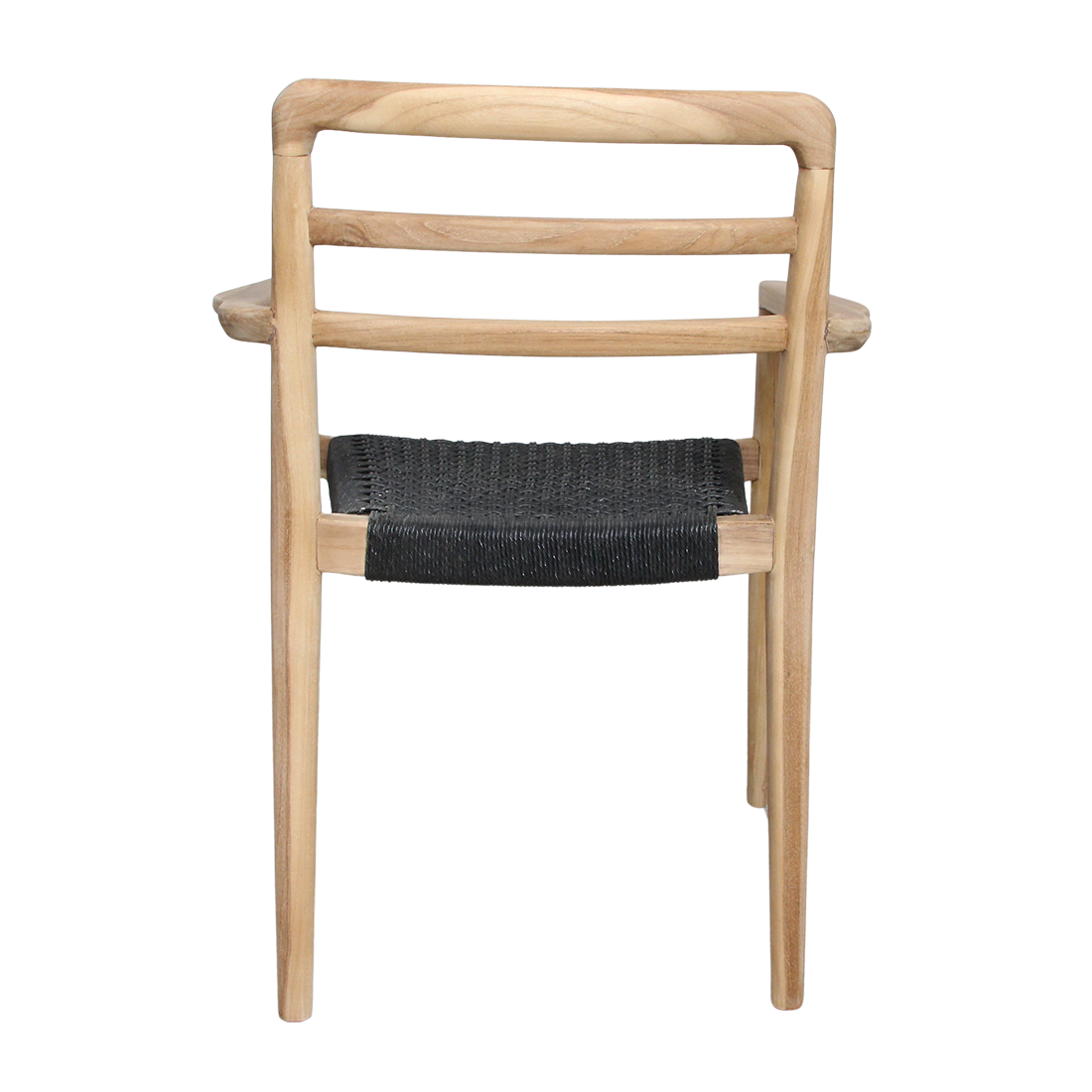 Tuinstoel Verano met armleuning zwart