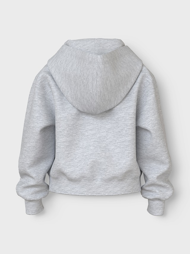 Name It Kapuzensweatjacke »NKFMILLE SHORT NREG SWE CARD WH UNB NOOS«