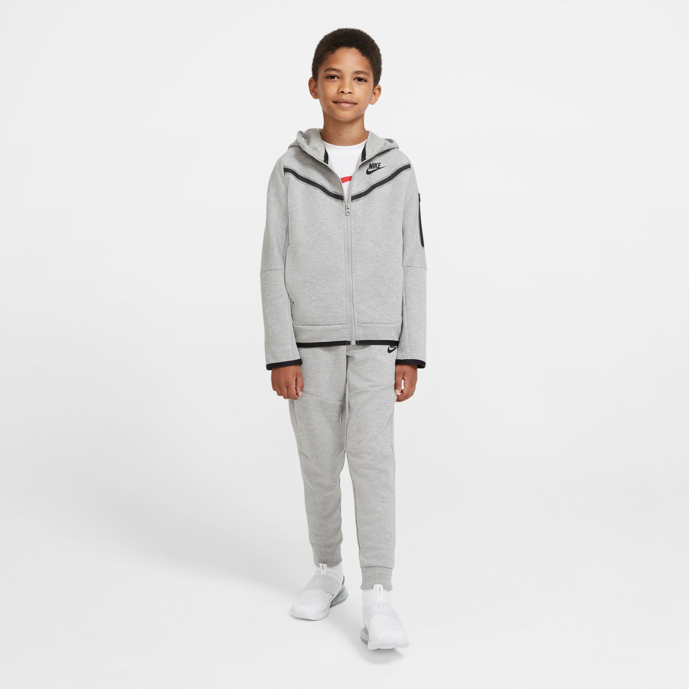 Nike Tech Fleece Vest Kids Grijs