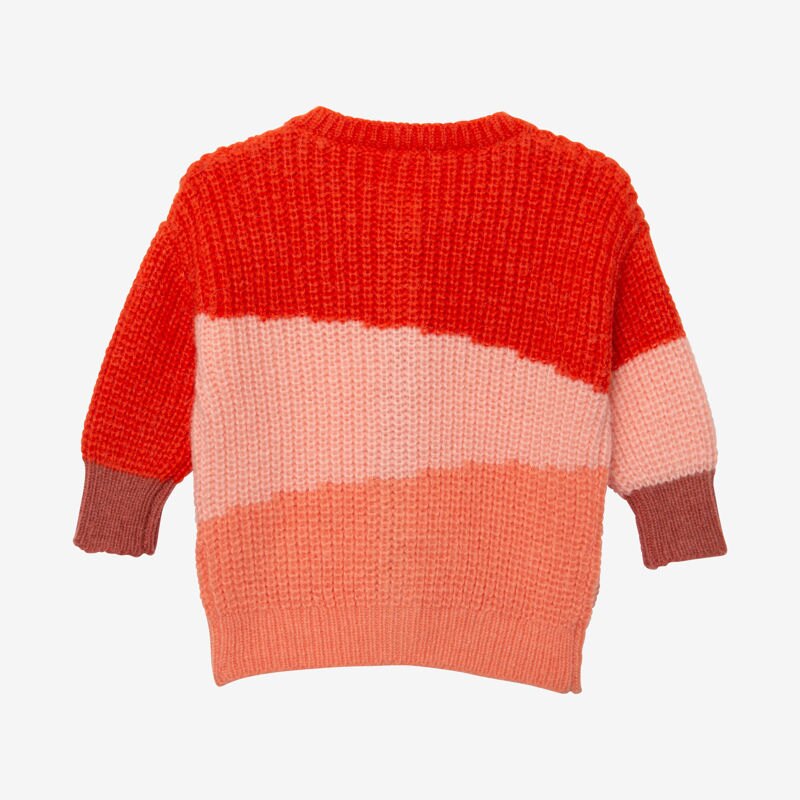 Gilet bébé fille colorblock rouge Catimini Rouge