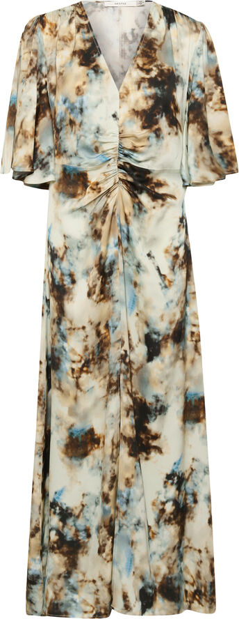 Gestuz ReenaGZ P ss dress Blue brown rust