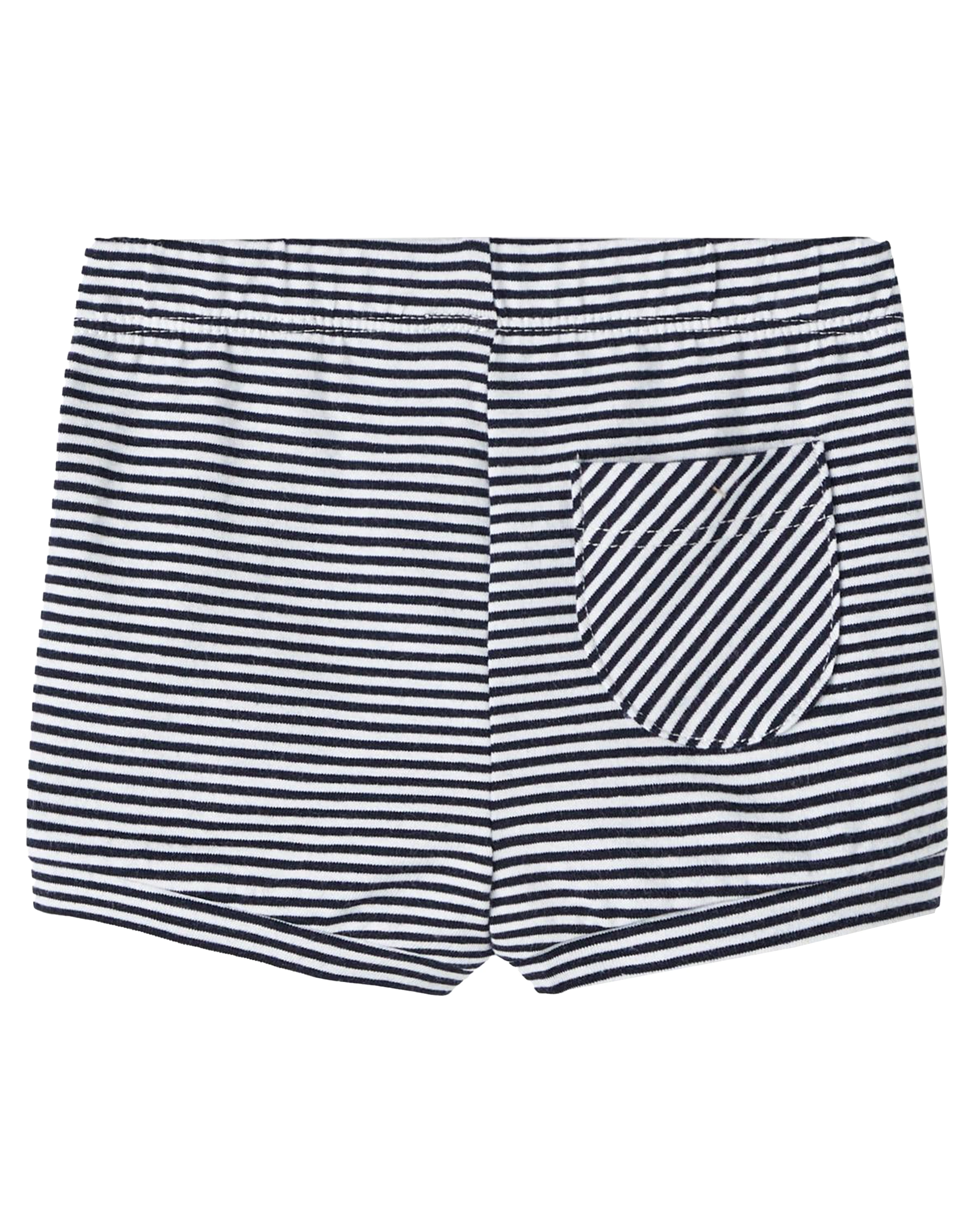 Shorts NBMFOAS gestreift in dark sapphire
