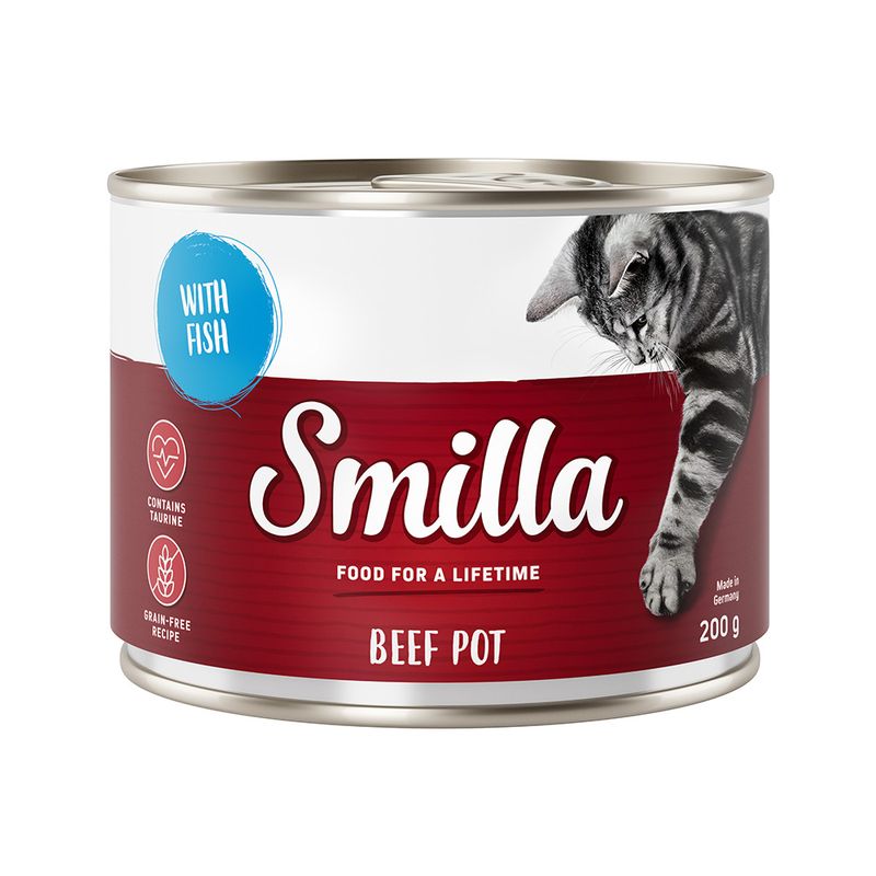 Smilla bœuf 6 x 200 g pour chat