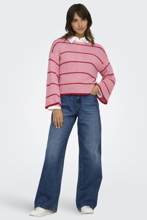 Only roze dames trui