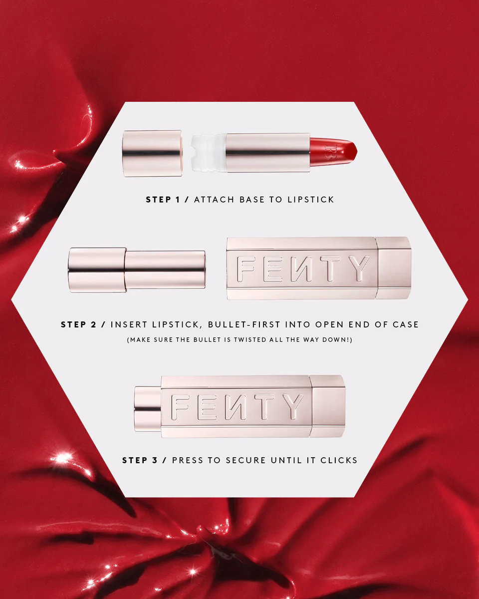 Fenty Icon The Case Semi-Matte Refillable Lipstick