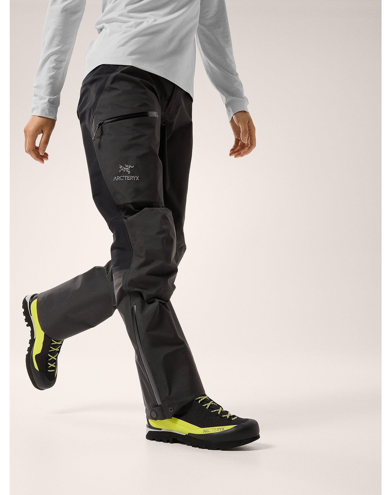 Alpha Hybrid Pant Dame Black
