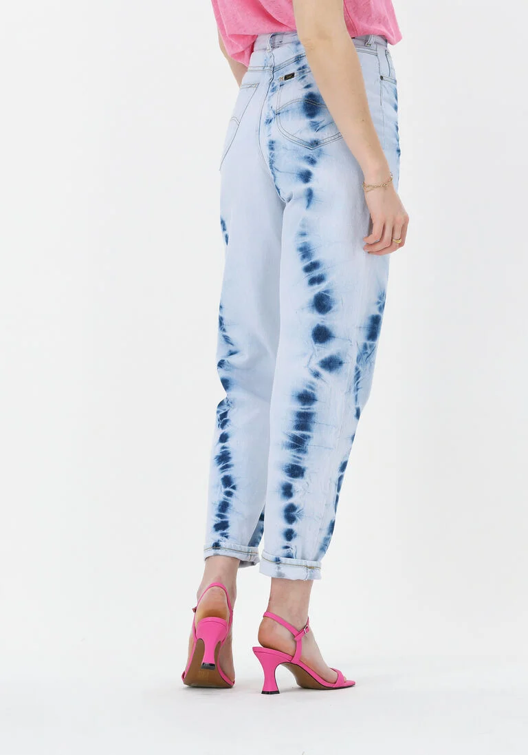 LEE blauwe lee mom jeans stella taperd